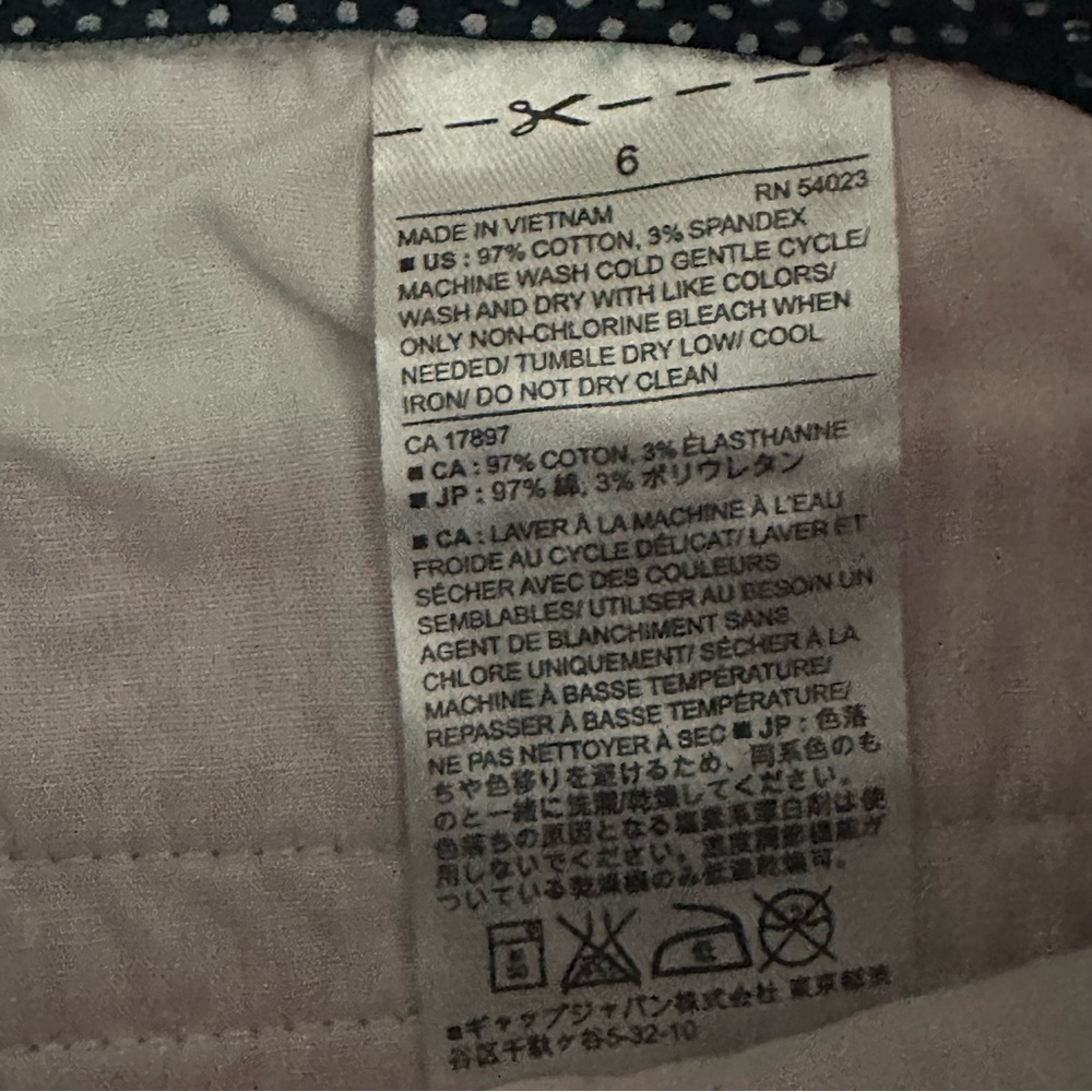 Banana Republic Womens Hampton Fit Pink Cotton/Spandex Pants Size 6 - Picture 5 of 7